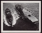  HMS Victorious and USS Cimarron (AO-22)